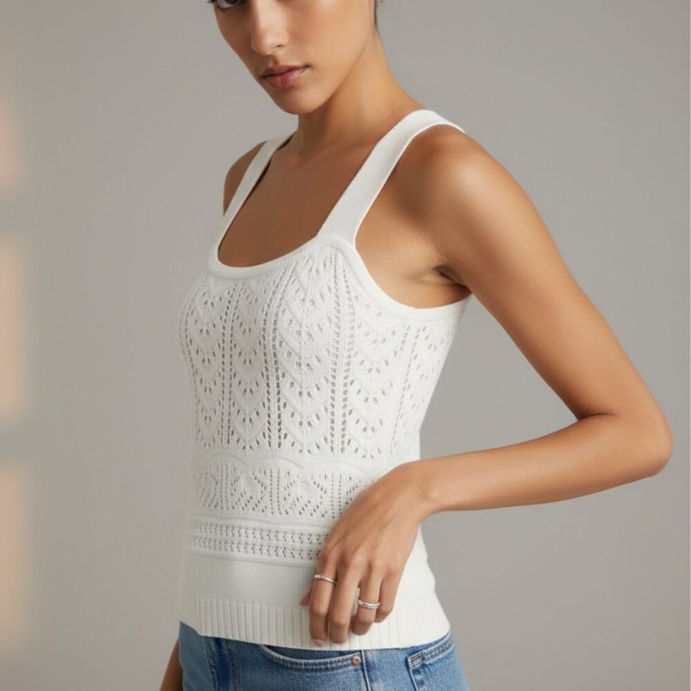 NEW, Express Crochet Knit Sweater Tank Top